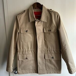ISAIA Cotton Blend Safari Jacket